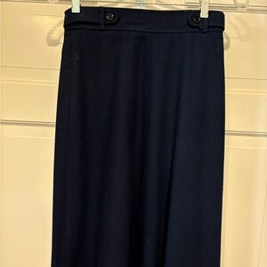 Elegant Navy Blue Women's Skirt